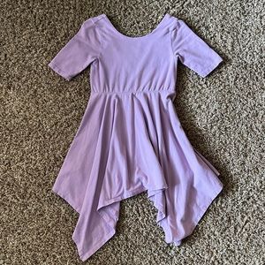 VGUC Tea Collection purple handkerchief dress 5